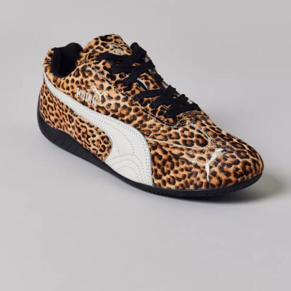 Puma Women's Speedcat Leopard Print Sneaker - Picture 2 of 3